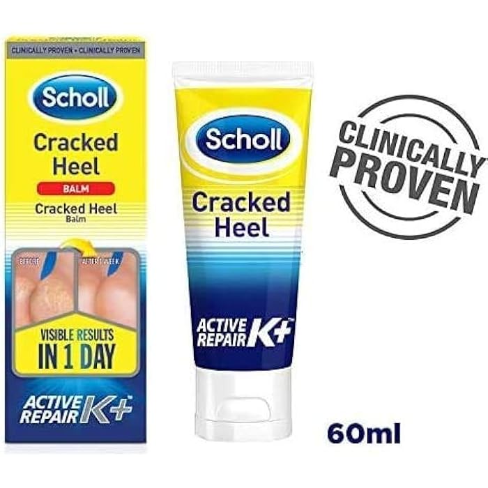 Scholl Cracked Heel Repair Cream Active Repair K+ Visible Results In 3 Days 60ml - Image 4